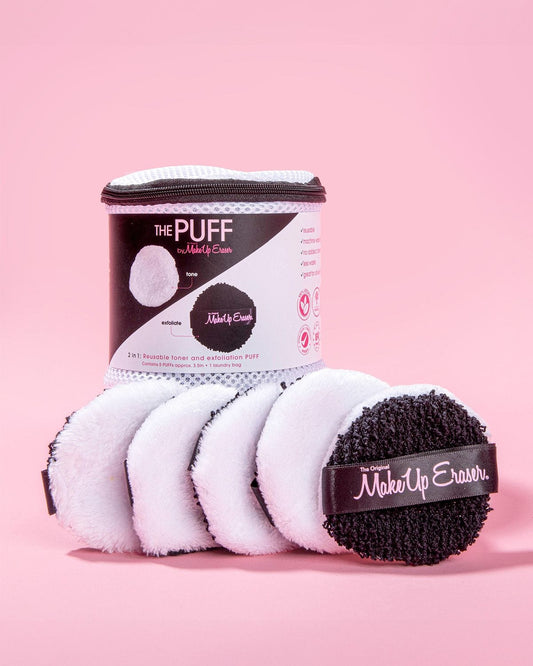 MakeUp Eraser Puffs Tone & Exfoliate