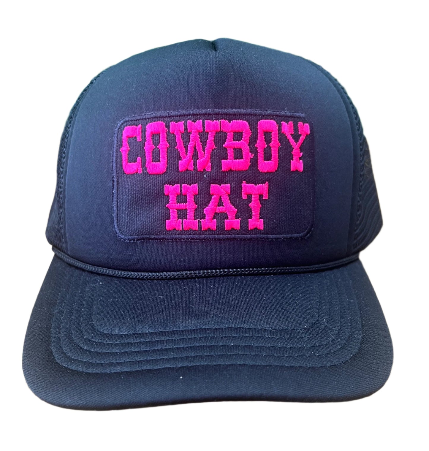 Trucker Hat with "Cowboy Hat" patch