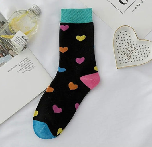 Heart Patterned Socks