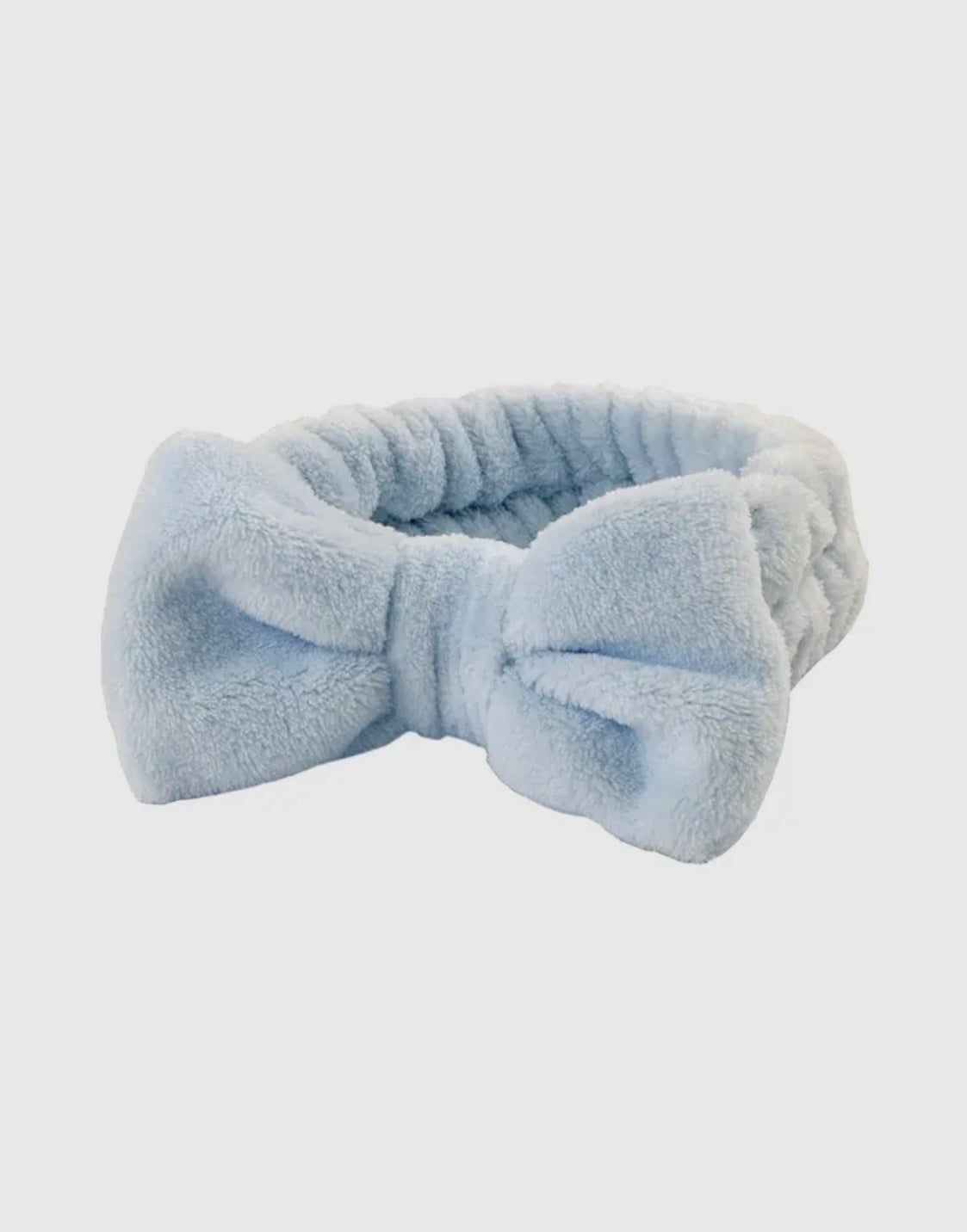 Soft Plush Bowknot Spa Headband