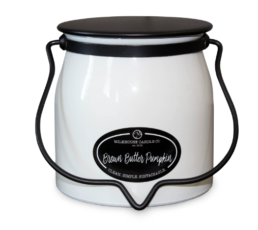 Milkhouse Candle Co. Brown Butter Pumpkin Butter Jar 16 oz.