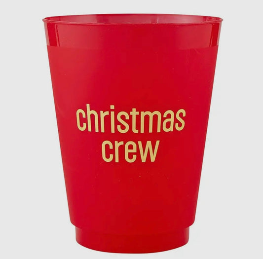 Christmas Crew - Gold Foil Frost Cups