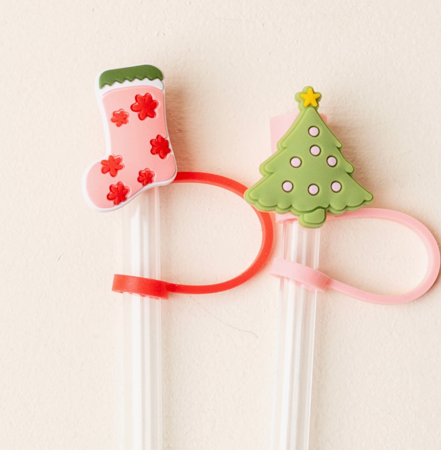 Straw Topper Set - Naughty or Nice