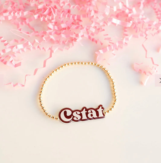 Beaded Blondes Cstat Name Plate