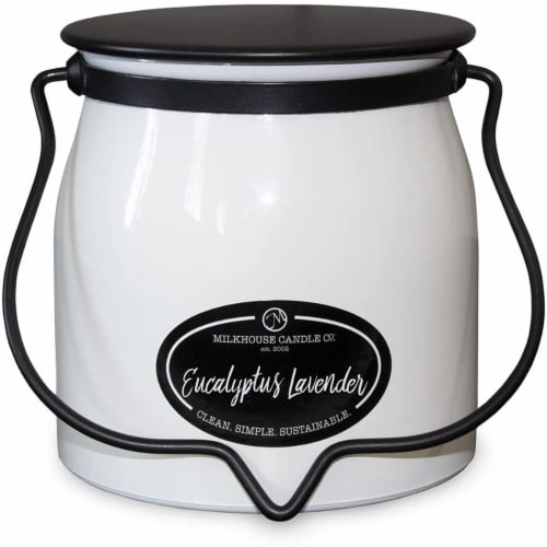 Milkhouse Candle Co. Eucalyptus Lavender Butter Jar 16 oz