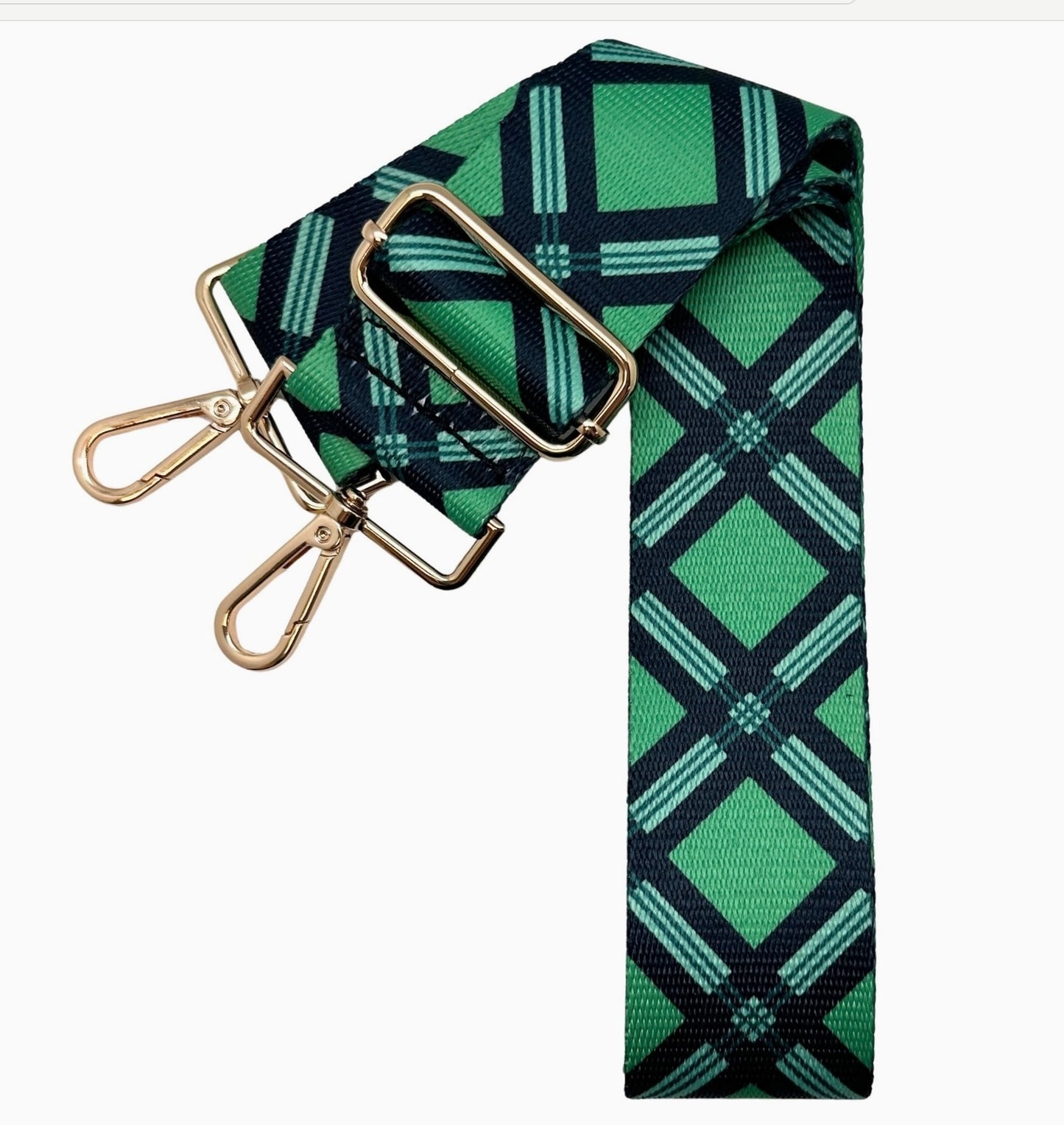 Green Holly Guitar Strap