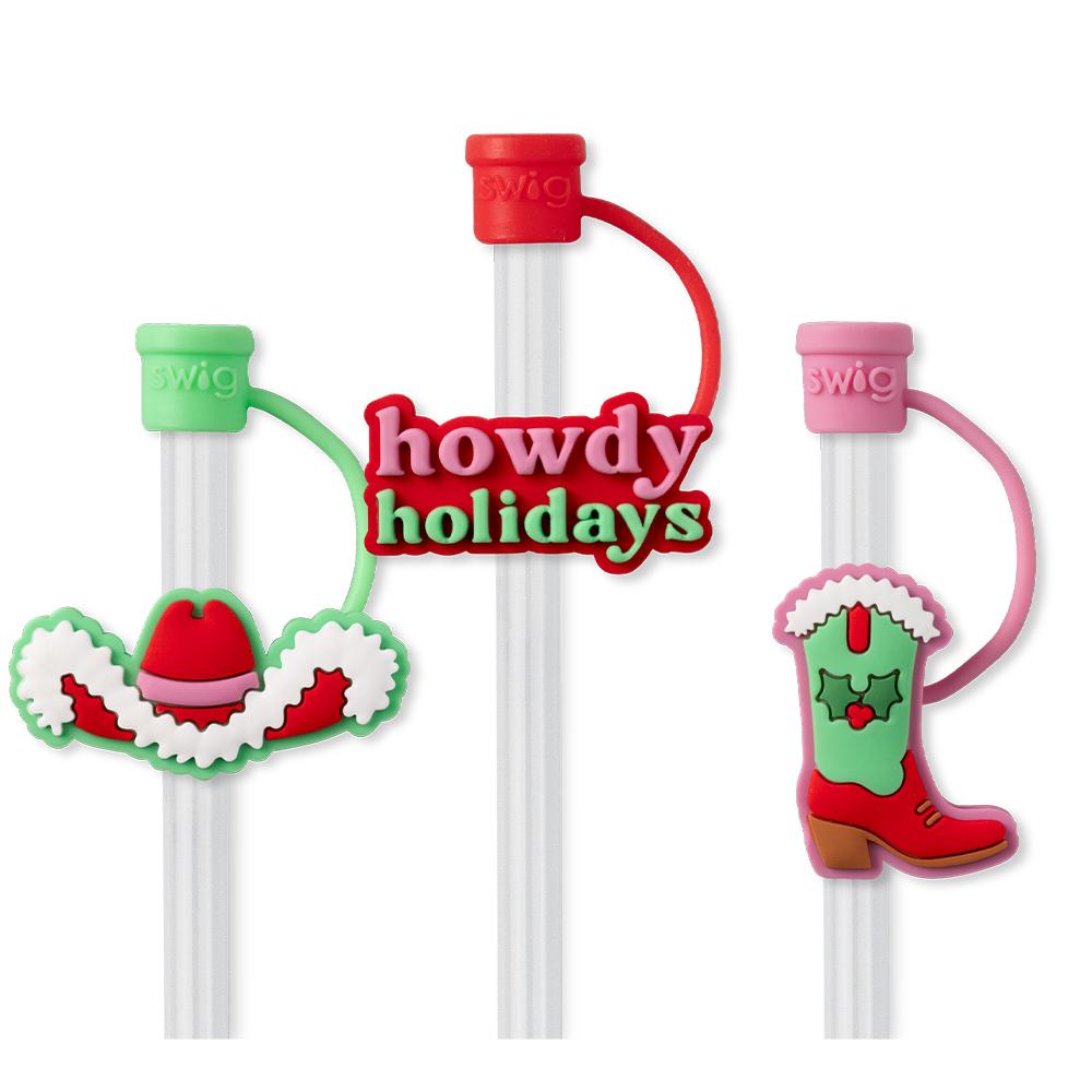 Swig Howdy Holidays Straw Toppers