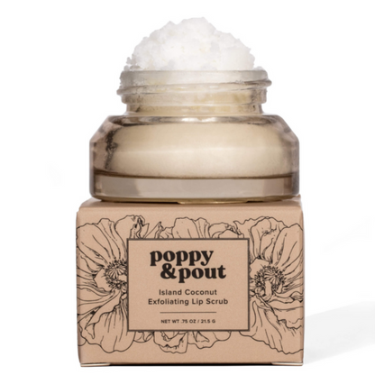 Poppy & Pout Island Coconut Lip Scrub