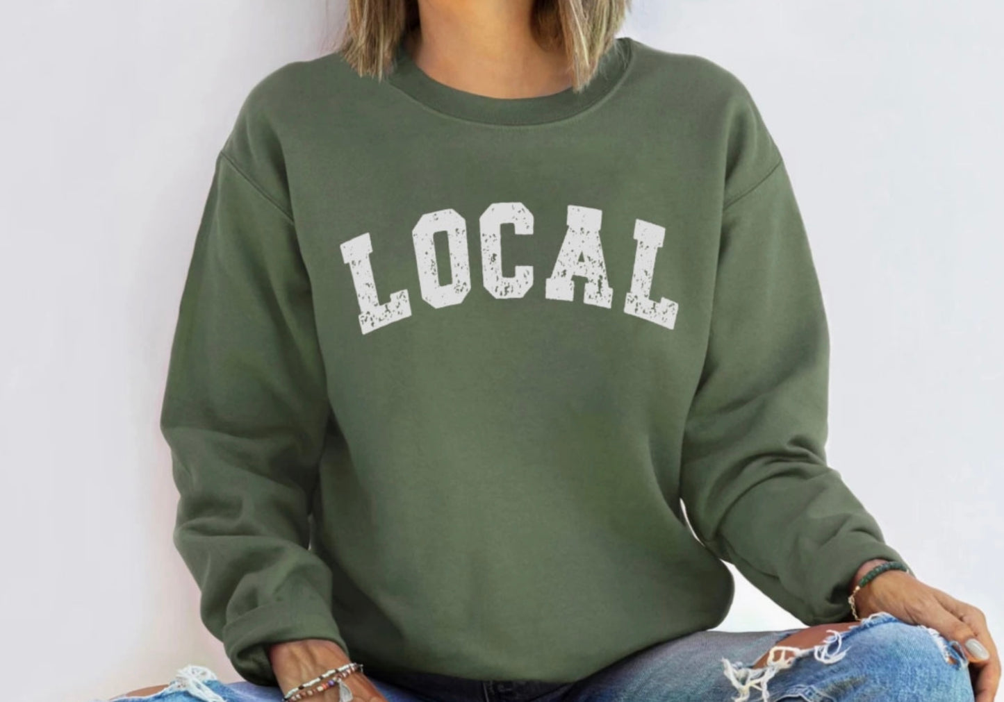 Local Sweatshirt - Military Green