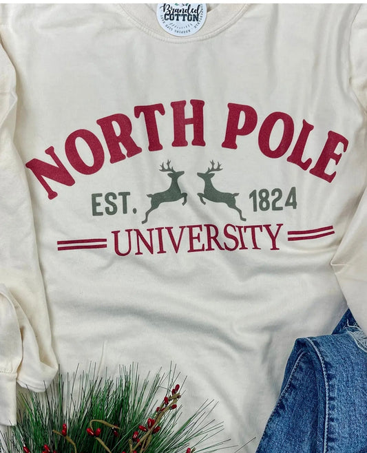 North Pole University Tee