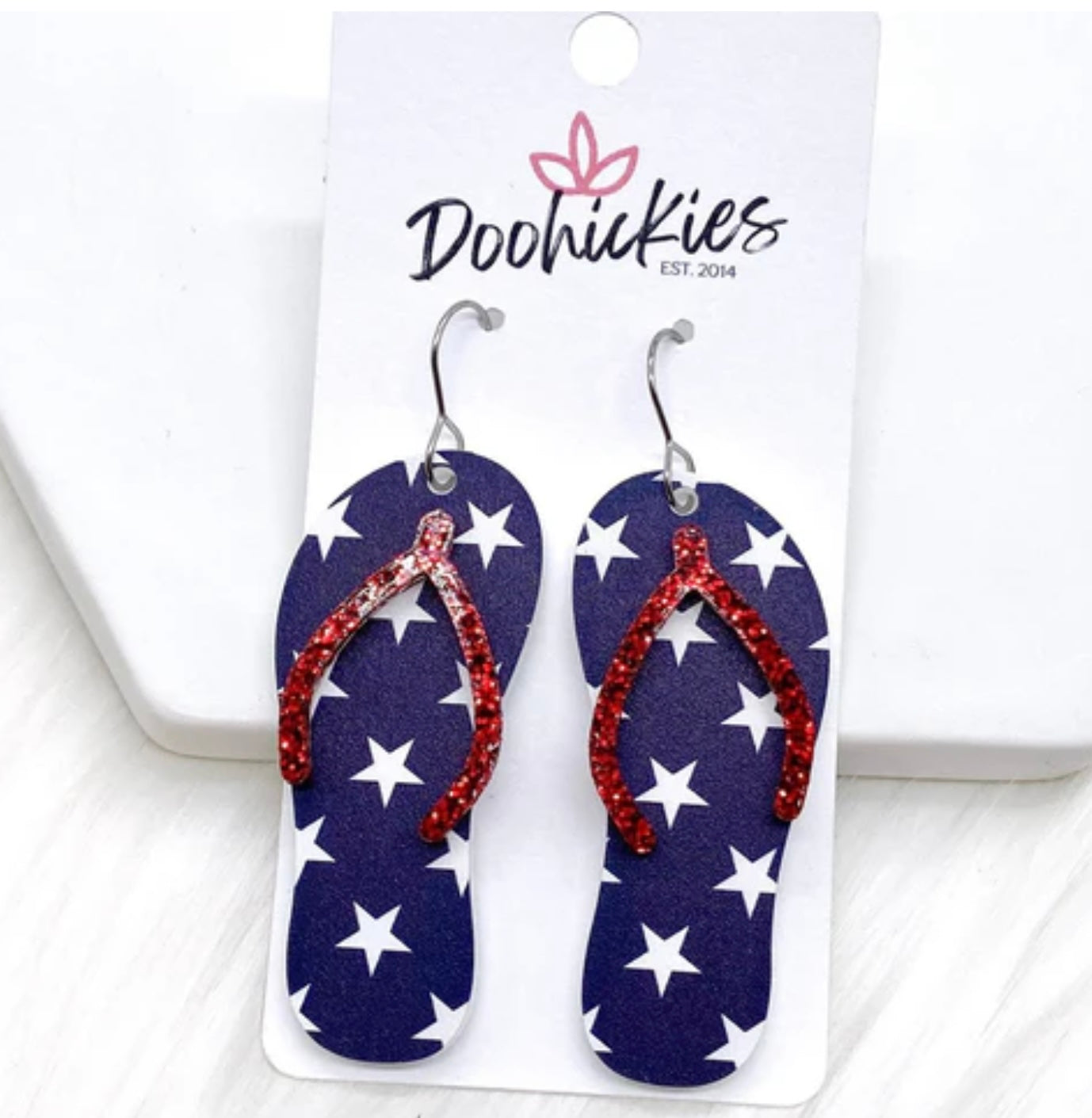 2.25" Flip Flop Acrylics - Patriotic