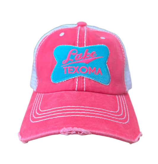 Baseball Cap with "Lake Texoma" patch