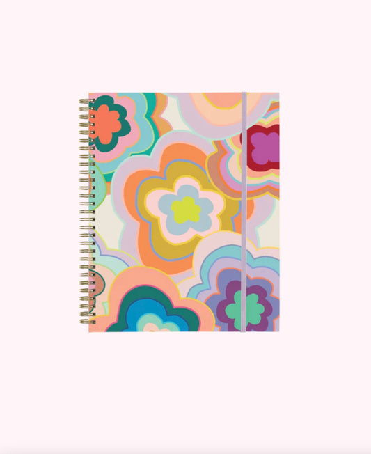 Perpetual Planner - Goal Getter Lite - Trippy Floral (large)