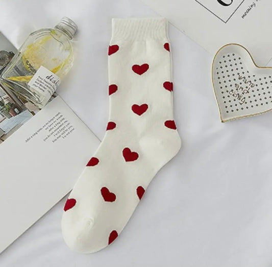 Heart Patterned Socks