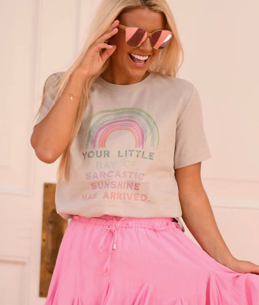 Your Little Ray of Sarcastic Sunshine Has Arrived T-shirt