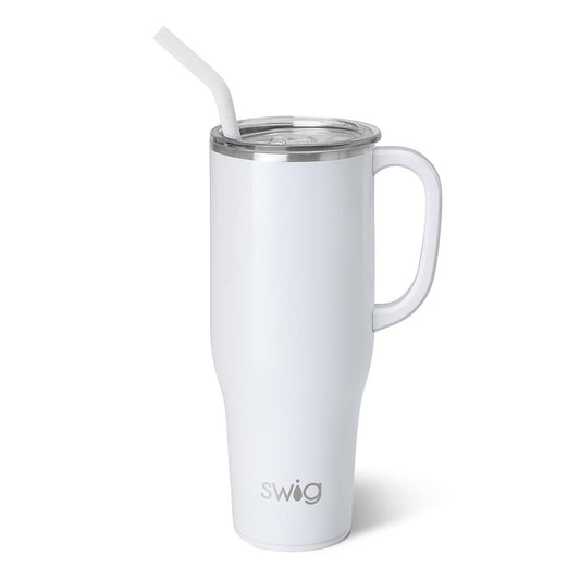 Swig Shimmer White Mega Mug (40 oz)