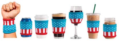 Smiley Face Slippy Pint Glass, Coffee Sleeve & Can Koozie