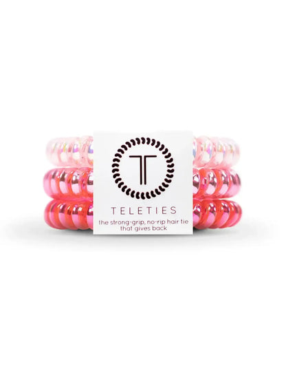 Teleties Think Pink Small Hair Ties