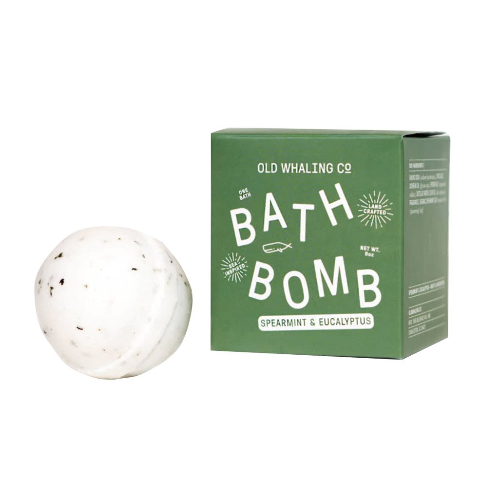 Old Whaling Co. Spearmint & Eucalyptus Bath Bomb