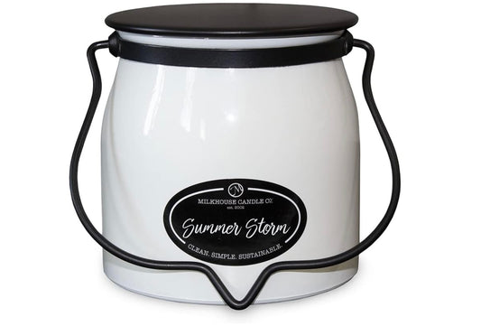 Milkhouse Candle Co. Summer Storm Butter Jar 16oz