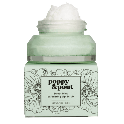 Poppy & Pout Sweet Mint Lip Scrub