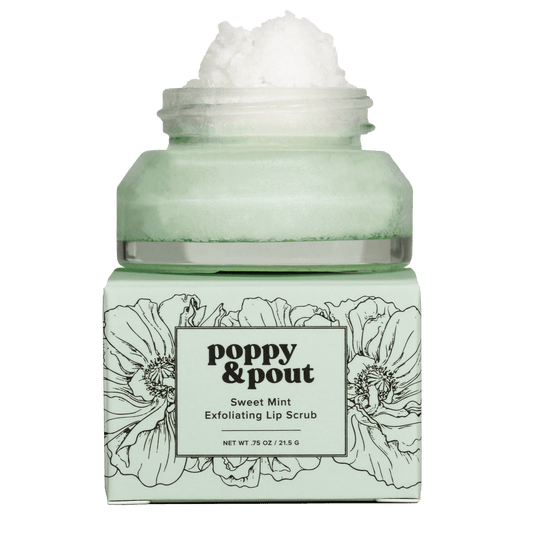 Poppy & Pout Sweet Mint Lip Scrub