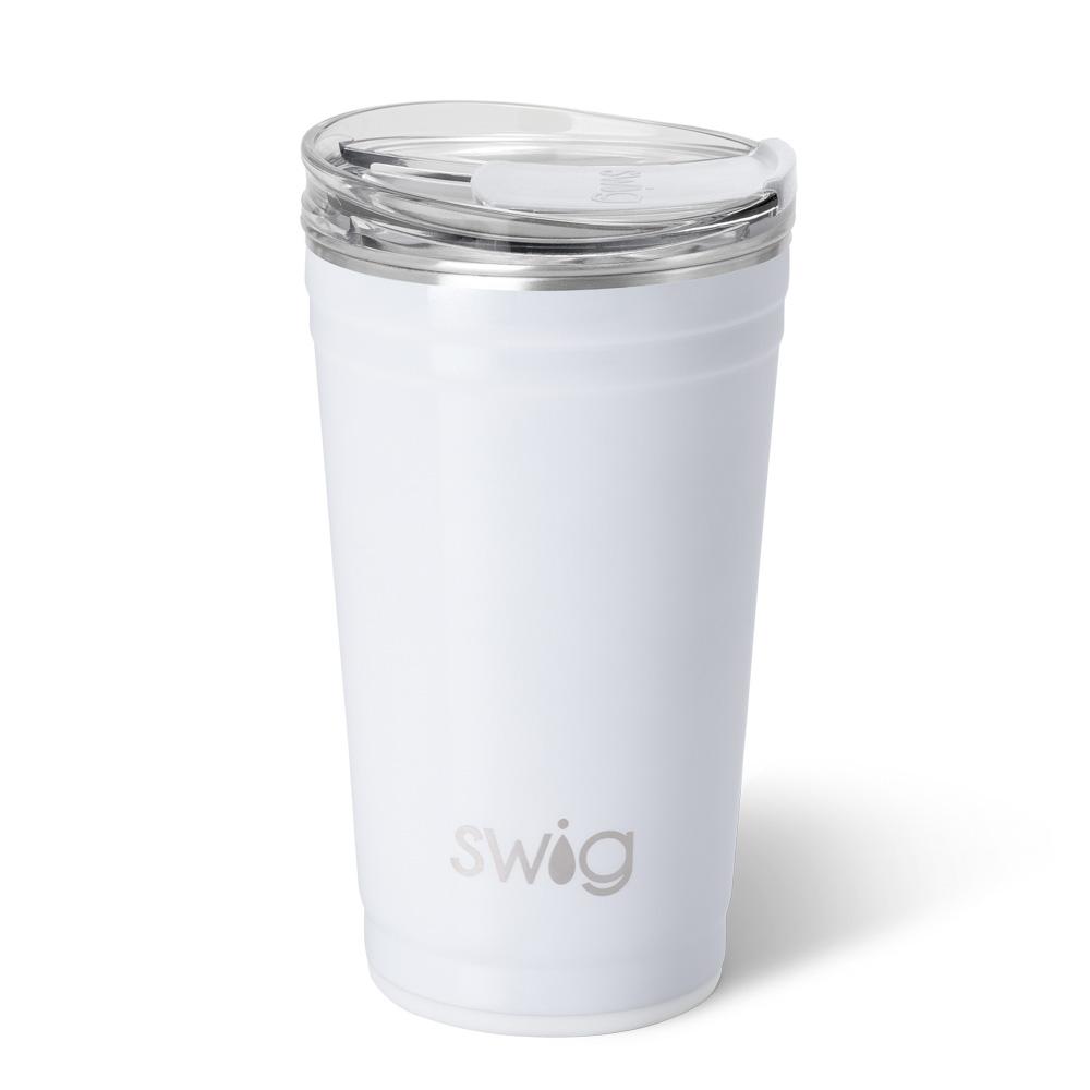 Swig Shimmer White Diamond Party Cup (24 oz)