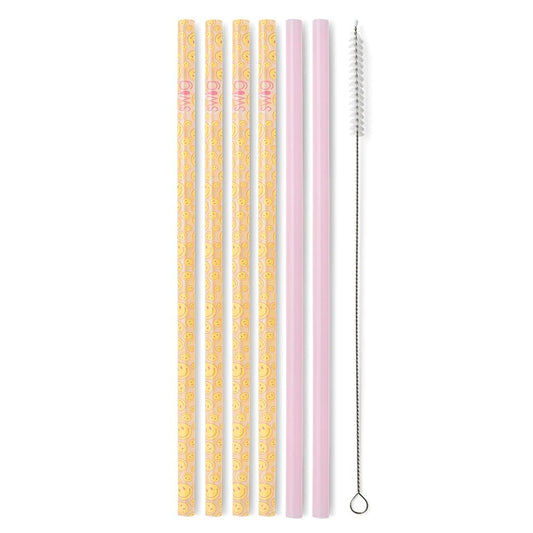 Swig Oh Happy Days Reusable Straw Set