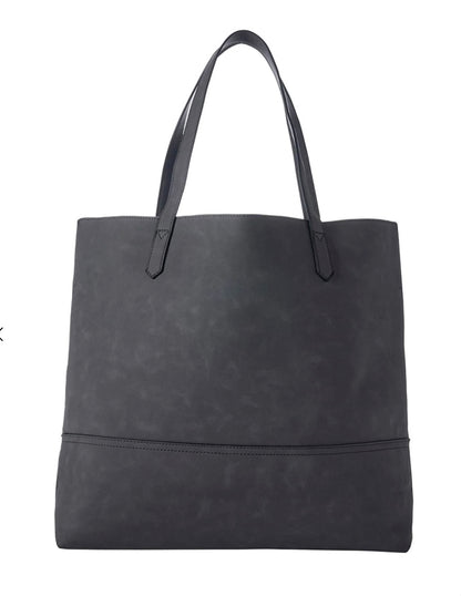 The Taylor Tote - Black Suede