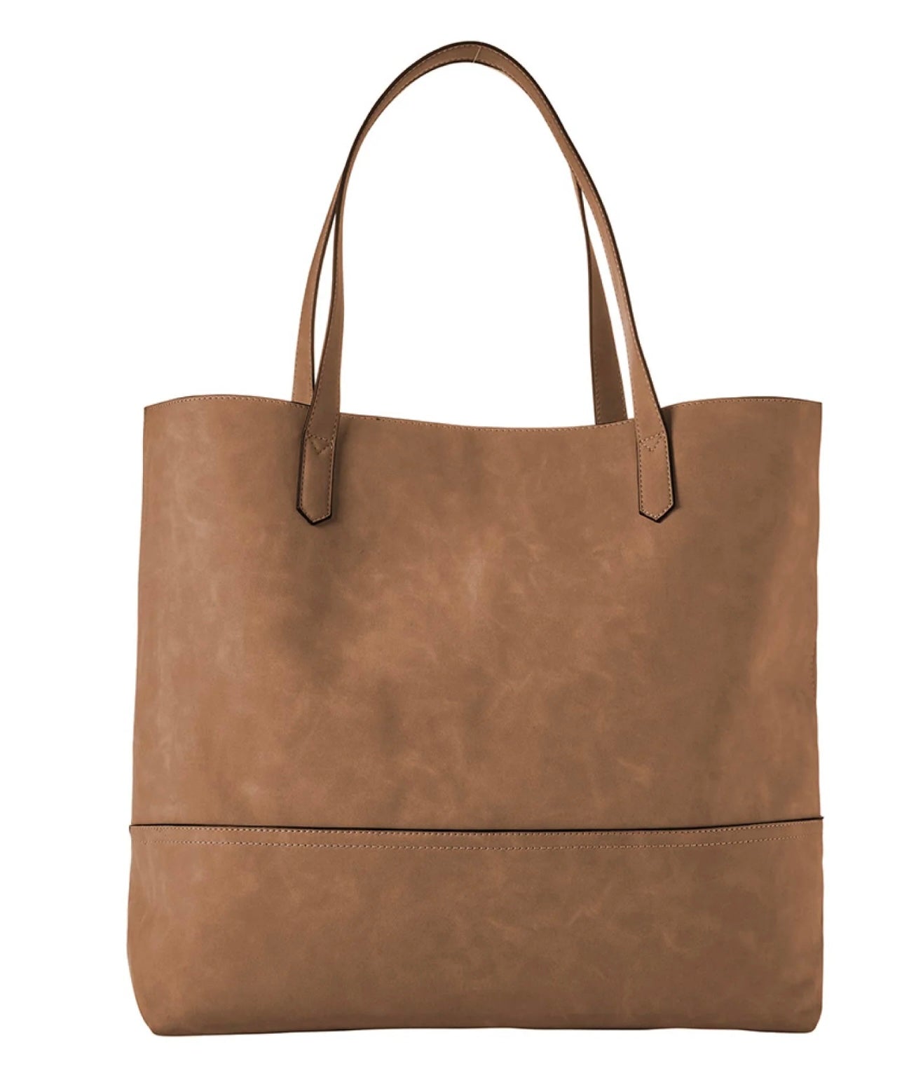 The Taylor Tote - Camel Suede