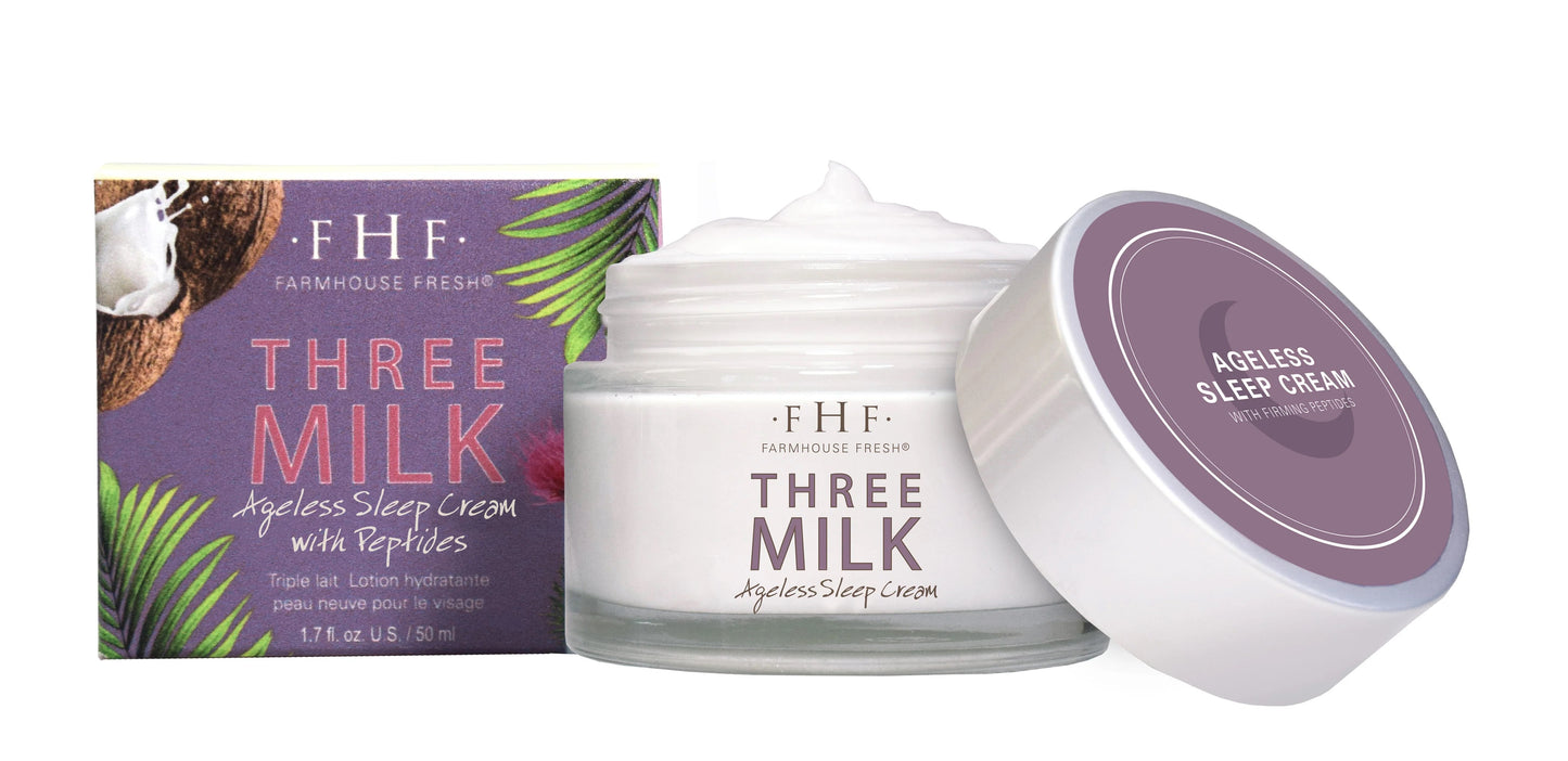 Farmhouse Fresh Three Milk Ageless Sleep Cream with Peptides