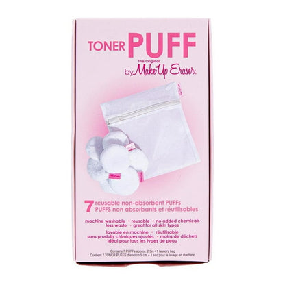 MakeUp Eraser Toner Puff 7 pack Cotton Round