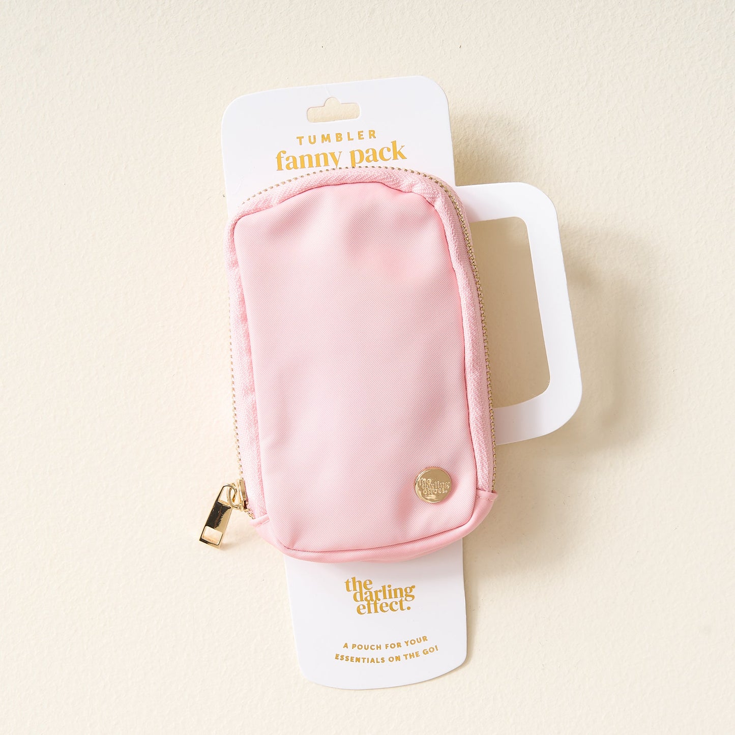 Solid Tumbler Fanny Pack - Dusty Blush