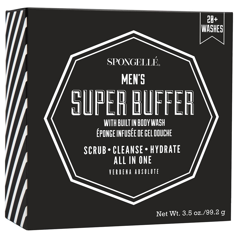 20+ Men's Super Buffer Black Scrubber Verbena Absolute