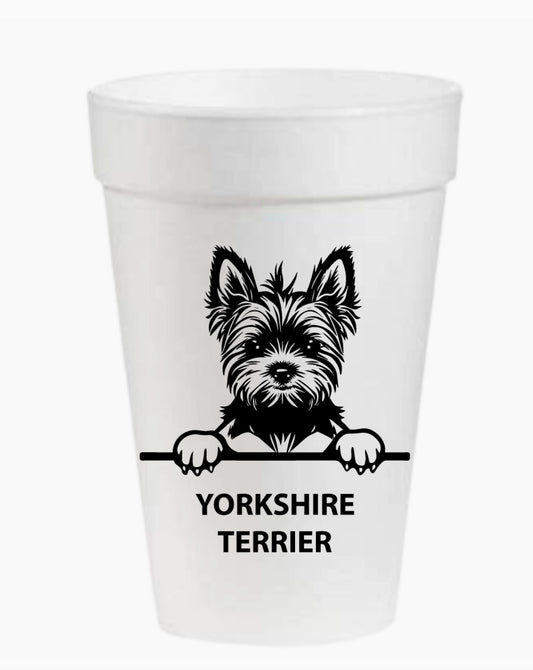 Yorkshire Terrier - 16 oz Styrofoam Cups